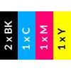 OBV kompatibles Druckerpatronen-Set für Brother LC3213 (5er Pack)