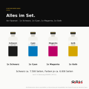 4er Sparset Nachf&uuml;lltinte kompatibel f&uuml;r Epson...