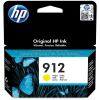 HP 912 3YL79AE Tintenpatrone Gelb – Original, ca. 315 Seiten