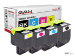 Kompatibel OBV 4x Toner für Lexmark CS421dn CS521dn CS622de CX421adn CX522ade CX622ade CX625ade CX625adhe schwarz cyan magenta gelb 1x2000 Seiten, 3x1400 Seiten