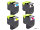 Kompatibel OBV 4x Toner für Lexmark CS421dn CS521dn CS622de CX421adn CX522ade CX622ade CX625ade CX625adhe schwarz cyan magenta gelb 1x2000 Seiten, 3x1400 Seiten