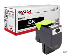 Kompatibel OBV Toner ersetzt Lexmark C2320K0 f&uuml;r C2425 C2535 MC2325 MC2425 MC2640 MC2535 - schwarz 1000 Seiten