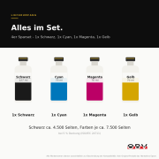 4er Sparset Nachfülltinte kompatibel für Epson 104 – ET-2710 ET-2720 ET-2810 ET-4800 (1x Schwarz, 1x Cyan, 1x Magenta, 1x Gelb)