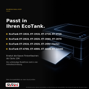 4er Sparset Nachfülltinte kompatibel für Epson 104 – ET-2710 ET-2720 ET-2810 ET-4800 (1x Schwarz, 1x Cyan, 1x Magenta, 1x Gelb)