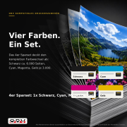 4er Sparset Toner kompatibel für Toshiba T-305P...
