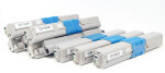 5 x kompatibler Toner für OKI C310 C330 C510 MC351...