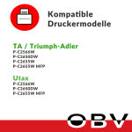 Kompatibel OBV Toner für Utax Triumph-Adler PK-5015K für P-C2566W P-C2650DW P-C2655W P-C2655W MFP - 4000 Seiten schwarz