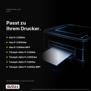 Toner kompatibel für Utax PK-5015 – P-C2566w P-C2650dw P-C2655w MFP Triumph-Adler Cyan, ca. 3.000 Seiten