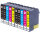 Kompatibel 10x OBV Druckerpatrone ersetzt Epson 502 502XL für Epson WF-2860DWF WF-2865DWF WF-2880DWF WF-2885DWF P-5100 XP-5105 XP-5115 XP-5150 XP-5155 - schwarz,cyan,magenta,gelb