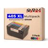 5er Sparset Druckerpatronen kompatibel für Epson 405 XL – WF-3820DWF WF-4820DWF WF-7830DTWf