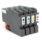 Kompatibel 4x Druckerpatrone ersetzt Brother LC424VAL LC-424VAL für Brother DCP-J1200DW DCP-J1200W DCP-J1200WE ecopro / Brother Mini 19 Biz-SL - schwarz, cyan, magenta, gelb