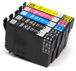 Kompatibel 5x Druckerpatrone ersetzt Epson 503XL / 503 f&uuml;r Epson WF-2960DWF WF-2965DWF XP-5200 XP-5205 - schwarz, cyan, magenta, gelb