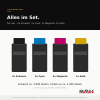 5er Sparset Toner kompatibel für Brother TN-247 – DCP-L3510cdw (2x Schwarz, 1x Cyan, 1x Magenta, 1x Gelb)