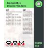 OBV kompatible Druckerpatrone für HP 304XL Schwarz für DeskJet 2620 & 3720