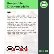 OBV kompatibles Druckerpatronen-Sparset für HP 302XL für DeskJet 2130 & Envy 4520