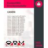 Kompatibel OBV Toner ersetzt Canon 055 H 3020C002 für Canon LBP 662Cdw 663Cdw 664Cx MF 741Cdw 742Cdw 743Cdw 744Cdw 745Cdw 746Cx mit Chip ohne Füllstandsanzeige - schwarz 7600 Seiten
