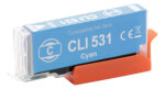 Kompatibel 1x OBV Druckerpatrone ersetzt Canon CLI-531bk 6118C001 cyan für PIXMA TS8750 TS8751 TS 8750 TS 8751