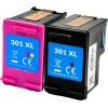 OBV kompatibles Druckerpatronen-Sparset für HP 301XL für DeskJet 1050 & 2540