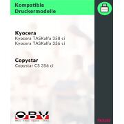 Kompatibel 4x OBV Toner ersetzt Kyocera TK-5205 für Kycoera TASKalfa 358ci 356ci / Copystar CS356ci - schwarz, cyan, magenta, gelb