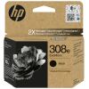 HP 308E 7FP22UE Tintenpatrone Schwarz – Original, ca. 320 Seiten