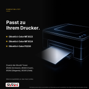 Toner kompatibel für Olivetti B1283 Cyan – d-Color MF3023 / MF3024 / P2230, ca. 6.000 Seiten