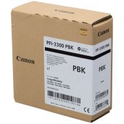 Canon PFI-3300 PBK 6433C001 Tintenpatrone Foto-Schwarz...