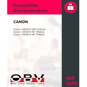 Kompatibel 069 OBV Toner ersetzt Canon 5094C002 für LBP-673Cdw LBP-674 MF753 MF756 MF751 MF752Cdw MF754Cdw ohne Füllstandsanzeige - schwarz