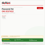 Toner kompatibel für OKI ES7412 – ES7412/ES7412dn Gelb ca. 11.500 Seiten