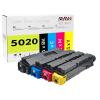 Toner kompatibel Utax PK-5020K  Schwarz, Cyan, Magenta, Gelb – Set: 4 Toner Seiten