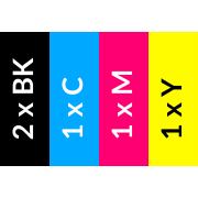 OBV Toner-Set kompatibel für Kyocera TK-5480 MA 2101, PA 2101 2xBK/1xC/M/Y