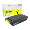 OBV Toner kompatibel für OKI C650 C 650 dn, C650dn, C650 Gelb