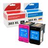 OBV kompatibles Druckerpatronen-Sparset für HP 303XL für Envy Photo 6230
