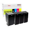 OBV kompatibles Toner-Sparset für Lexmark für XC4140 & XC4150