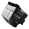 4er Sparset Druckerpatronen kompatibel für Brother LC-521 – DCP-J1260W / DCP-J1310DW (Schwarz, Cyan, Magenta, Gelb), je ca. 500 Seiten