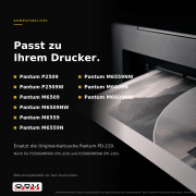 Toner kompatibel für Pantum PD-219 – P2509 M6509 M6559 M6609 Schwarz, ca. 4.500 Seiten