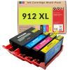 Kompatibel für HP 912XL Druckerpatrone – OfficeJet 8010 8020 4er Set