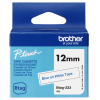 Brother Btag-233 Etiketten Blau, Weiß – Original