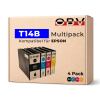 4er Sparset Druckerpatronen kompatibel für Epson T14B – WorkForce Pro EM-C 7100 / EP-C 7000 (1x Schwarz, 1x Cyan, 1x Magenta, 1x Gelb)