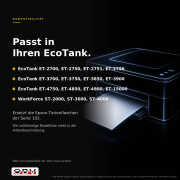 Nachfülltinte kompatibel für Epson 102 – ET-2750 ET-3750 ET-4750 ET-15000 Schwarz, 70 ml