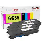 4er Sparset Toner Set kompatibel f&uuml;r Xerox 6655...