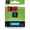 DYMO S0720570 Etiketten Schwarz, Rot – Original