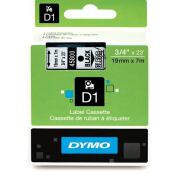 DYMO S0720820 Etiketten Schwarz, Ohne Farbe &ndash; Original