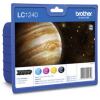 Brother LC-1240 Tintenpatrone Schwarz, Cyan, Magenta, Gelb – Original, ca. 600 Seiten