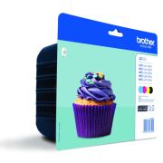 Brother LC-123-02 Tintenpatrone Schwarz, Cyan, Magenta,...