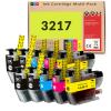 10er Sparset Druckerpatronen kompatibel für Brother LC3217 – MFC-J5330dw MFC-J5330dw XL (4x Schwarz, 2x Cyan, 2x Magenta, 2x Gelb)
