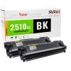 Doppelpack Toner kompatibel für Brother TN-2510XL XL – HL-L2865dw MFC-L2980dw Schwarz (2x 3.000 Seiten)