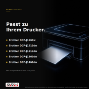 2er Sparset Druckerpatronen kompatibel für Brother LC-521 – DCP-J1260w DCP-J1310dw DCP-J1360dw DCP-J1460dw (2x Schwarz)