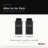 2er Sparset Druckerpatronen kompatibel für Brother LC-521 – DCP-J1260w DCP-J1310dw DCP-J1360dw DCP-J1460dw (2x Schwarz)