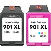 2-er Sparset Druckerpatronen kompatibel f&uuml;r HP 901XL...