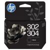 HP 302/304 B7RT7AE Tintenpatrone Schwarz – Original, ca. 120 Seiten
